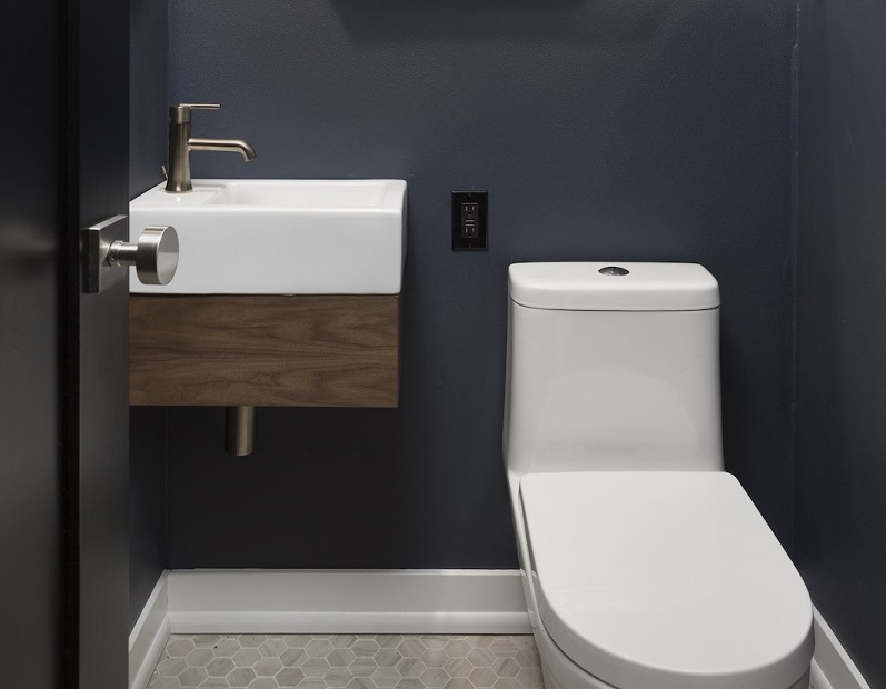 One-Piece Toilet for Remodeled Wisconsin Home