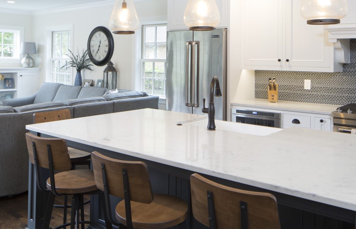 French Door Refrigerator in Milwaukee Kitchen Remodel