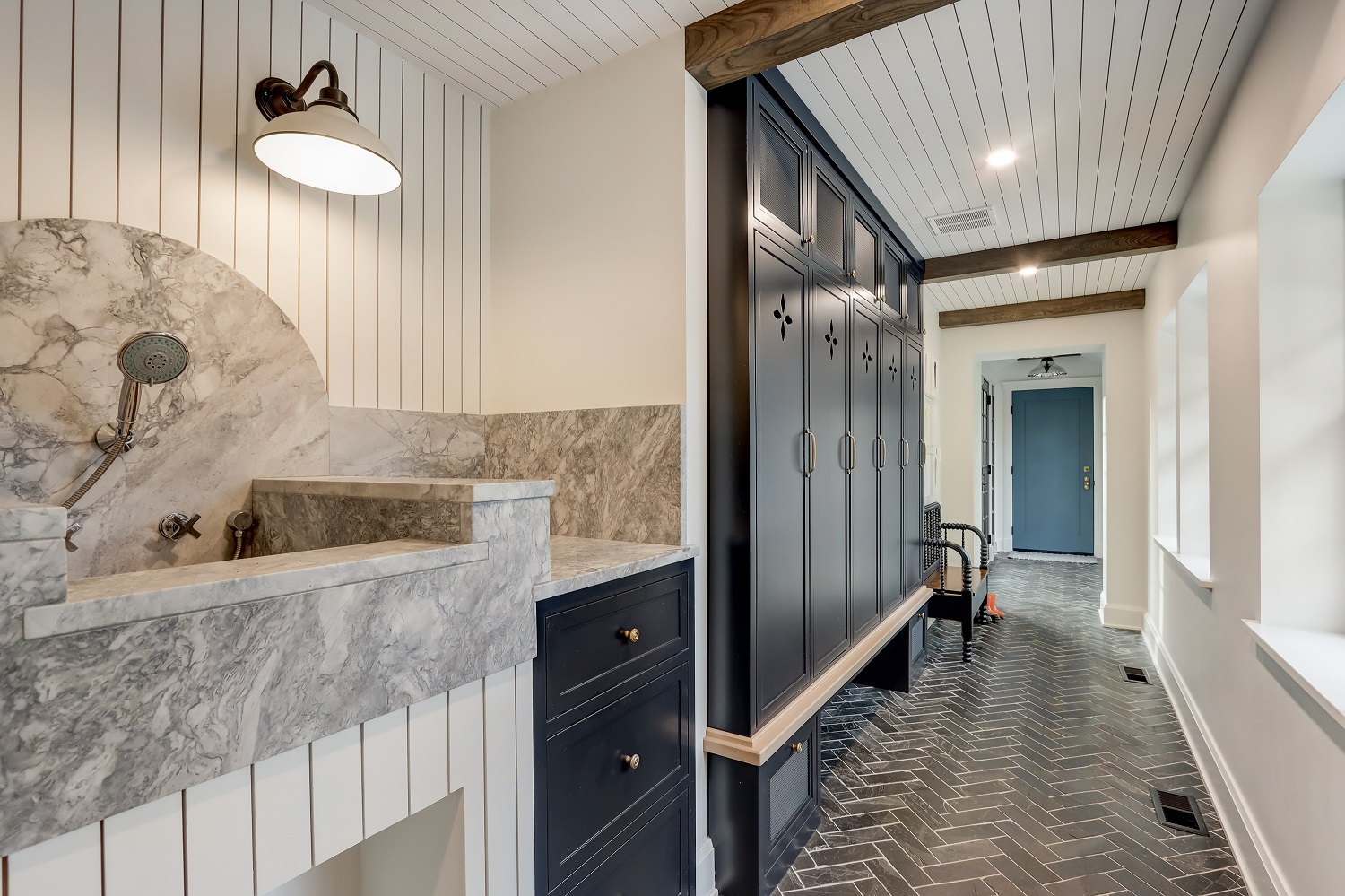 Mudroom in Remodeled Milwaukee Home