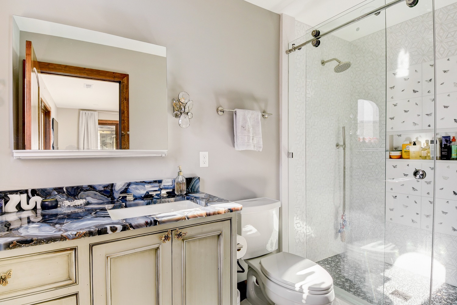 Remodeled Bathroom in Whitefish Bay Home