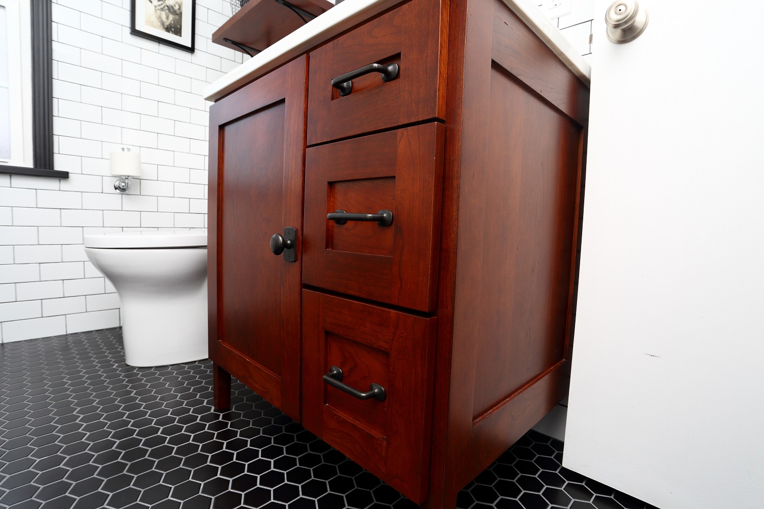 Remodeled Bathroom Floor in Whitefish Bay