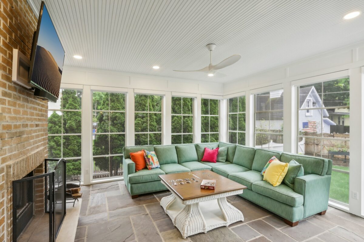 Sunroom Extension in Whitefish Bay Home Remodel