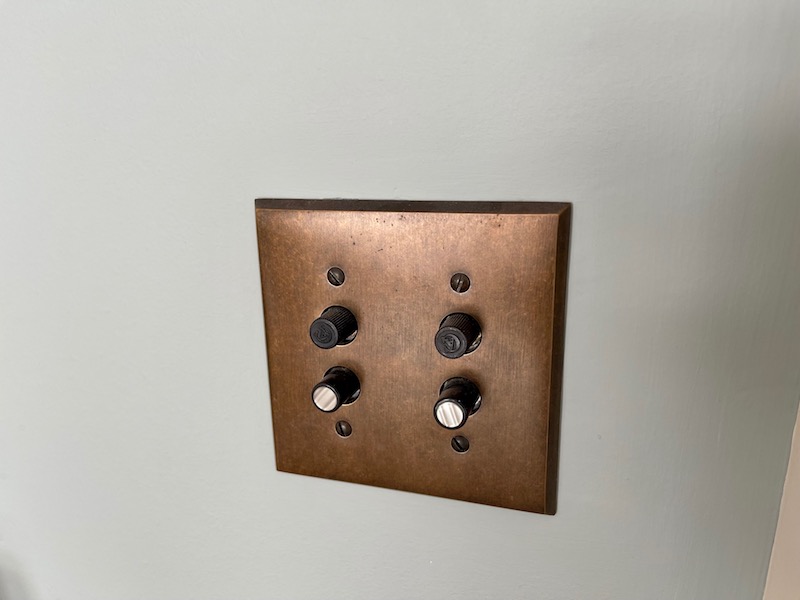 Push Button Dimmer Switch in Milwaukee Home