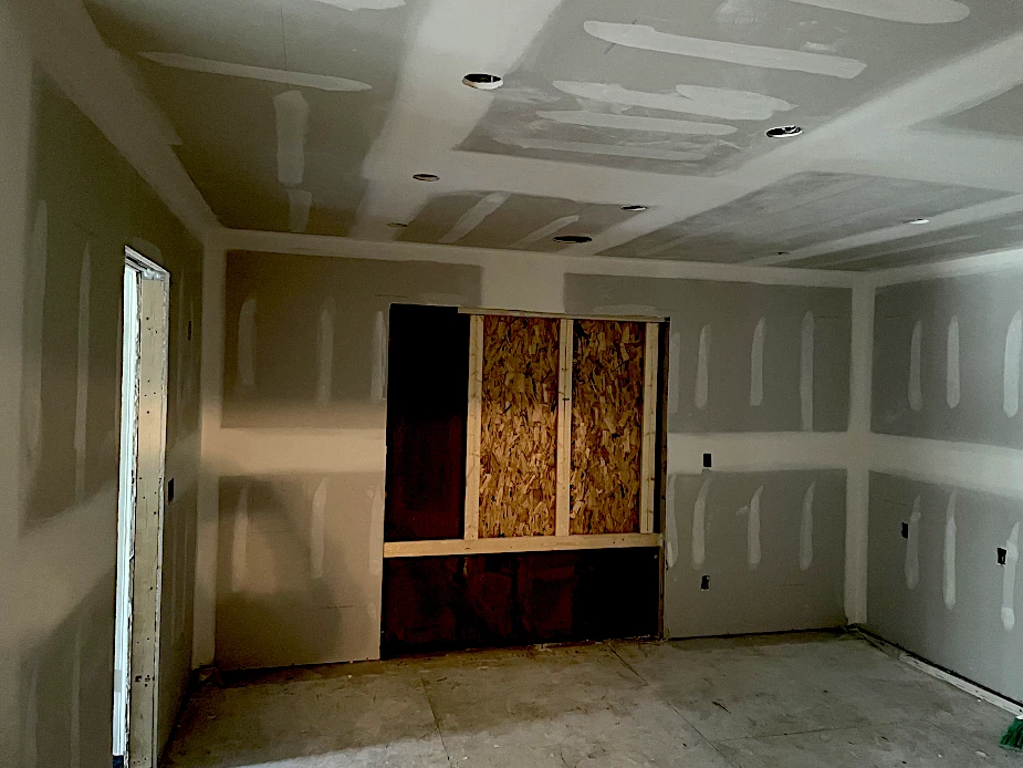 Drywall in New Home Construction