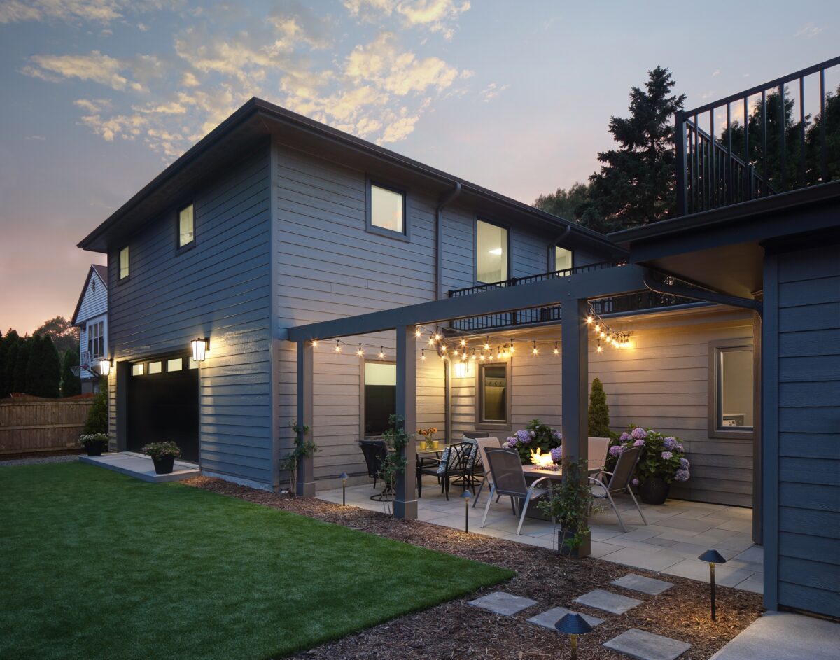 Indoor Basketball Court and Garage in Whitefish Bay Home