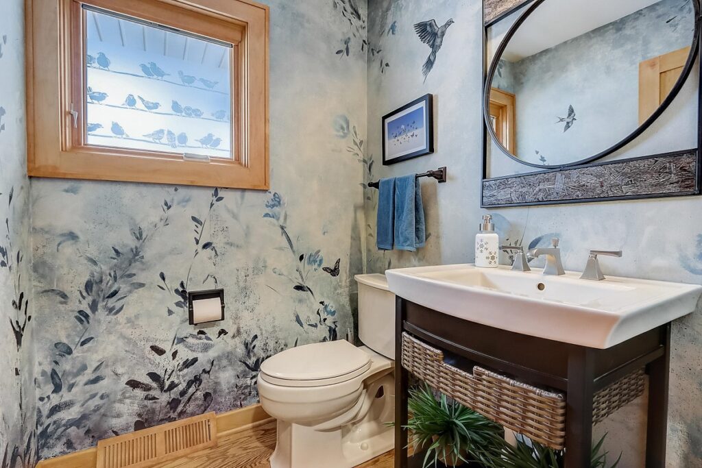 Waukesha Bathroom Remodel with Nature Decor