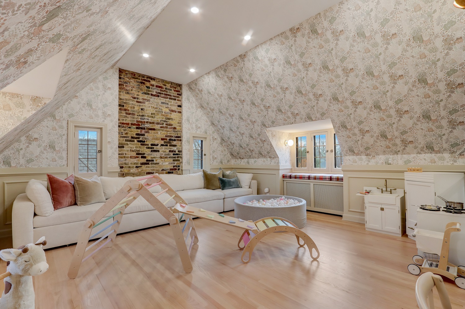 Nursery and Play Area in Whitefish Bay Home Remodel