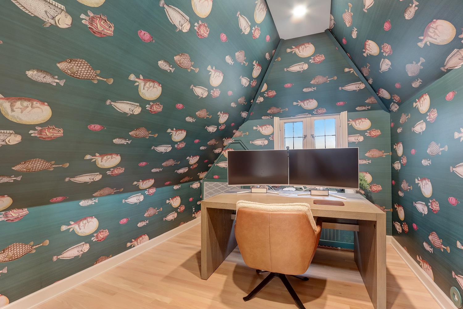 Remodeled Study in Whitefish Bay Home