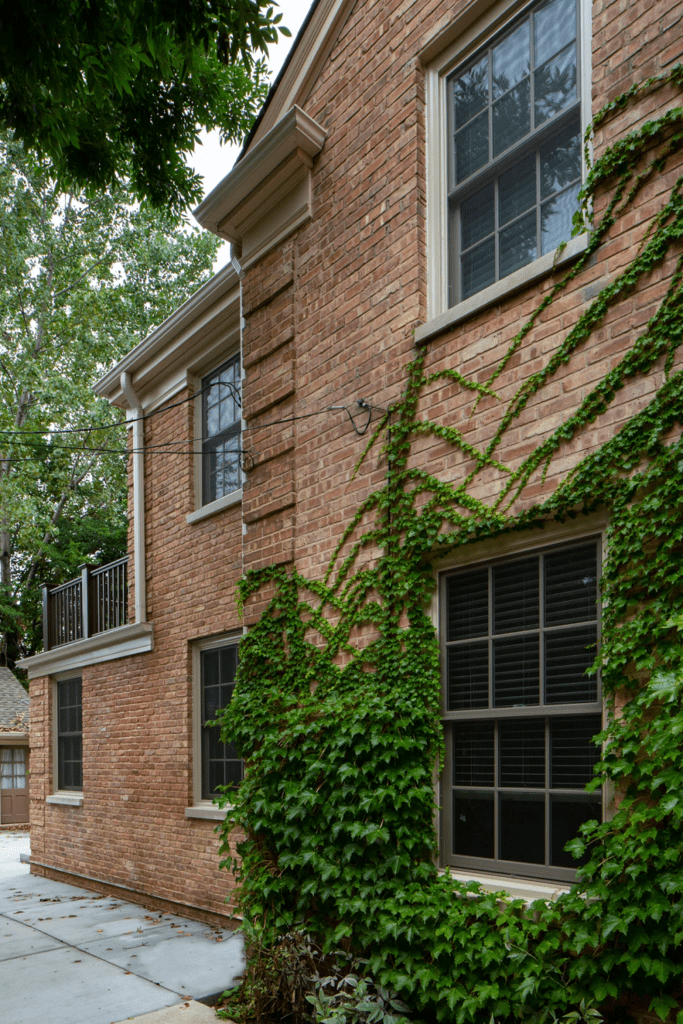 Reclaimed Brick in Whitefish Bay Home