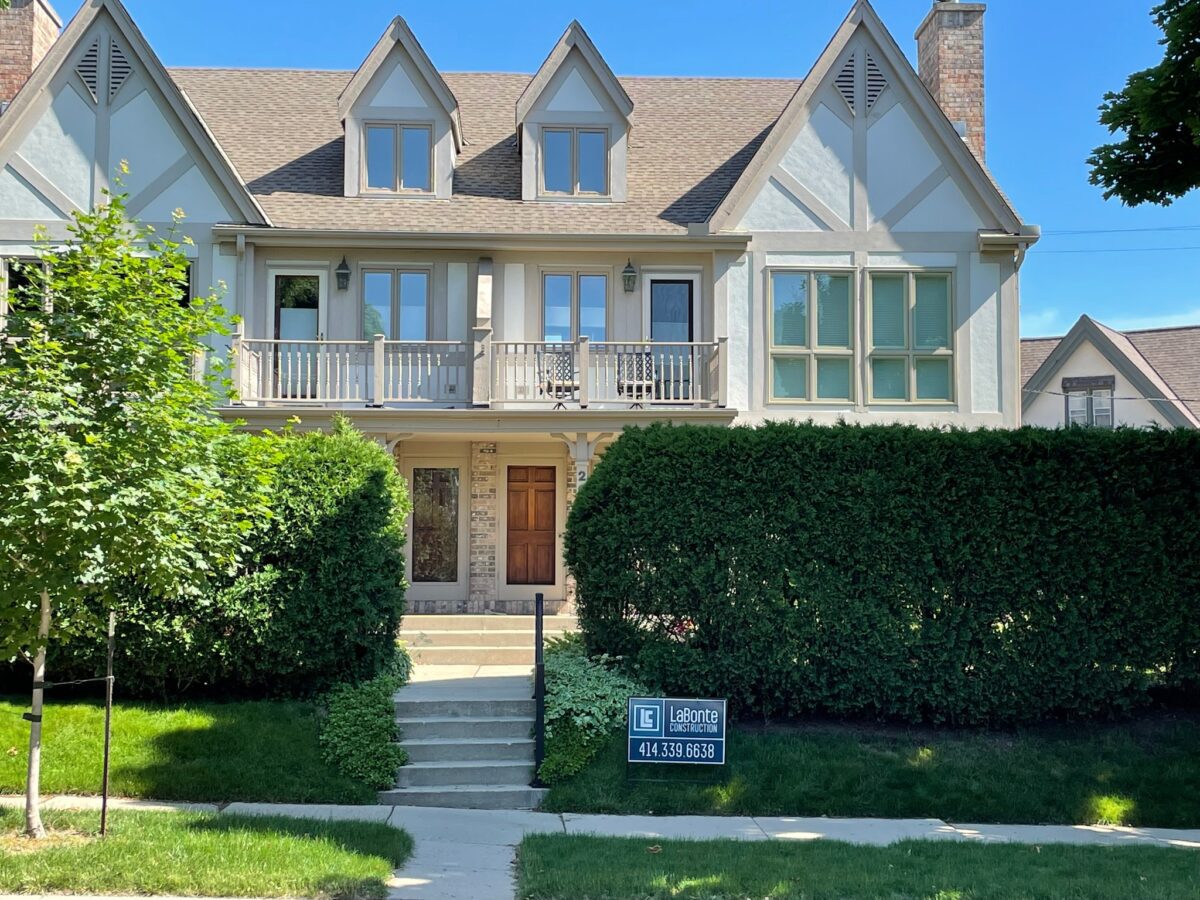 Luxury home with dormer additions milwaukee