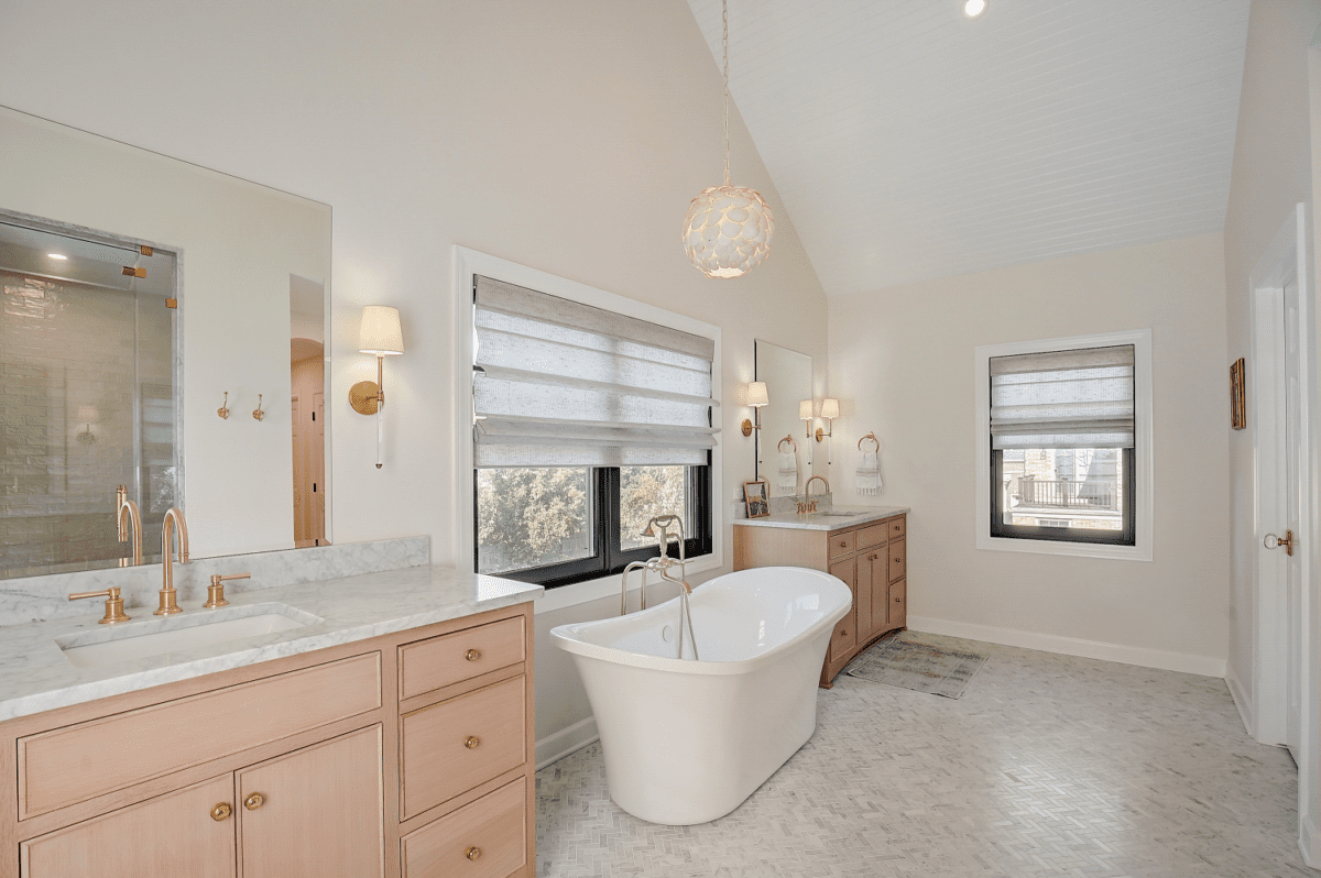 Bathroom Remodeling for this Whitefish Bay Whole Home Remodel