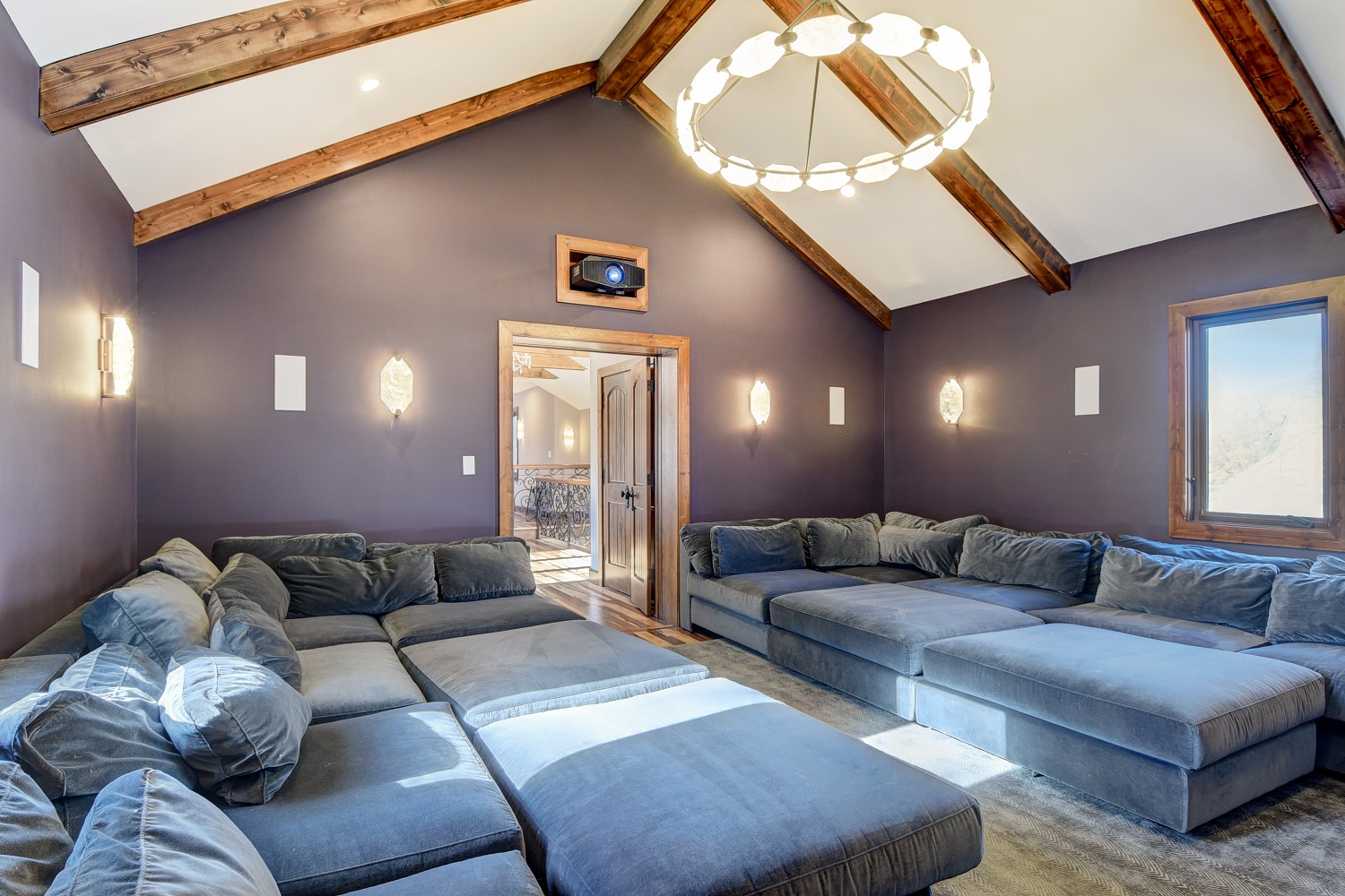 Luxury Materials in Milwaukee Media Room