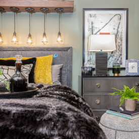 Shore Drive 40 Remodeled Bedroom in Whitefish Bay Home