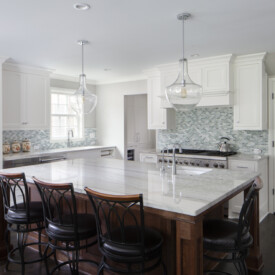 Cramer Avenue 4 Kitchen Island in Remodeled Whitefish Bay Home