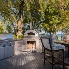 Shore Drive 3 Outdoor Kitchen and Fire Pit in Milwaukee
