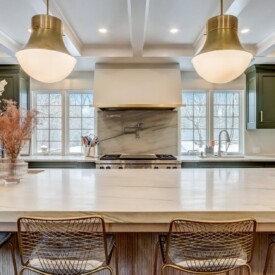 Stylish yet functional kitchen and dining area Kitchen Island Design Milwaukee