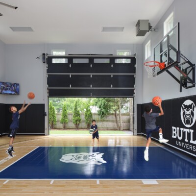 Indoor Sport Court 3 Sport Court Home Addition in Whitefish Bay