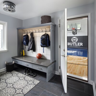 Indoor Sport Court 4 Mudroom Remodel for Whitefish Bay Home