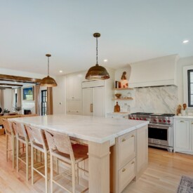 Cramer Street 4 Eat-In Kitchen and Island for Remodeled Whitefish Bay Home
