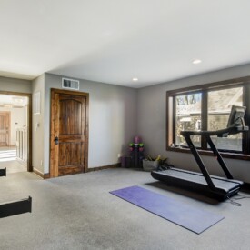 Shore Drive 49 Fitness Room in Whitefish Bay Home Remodel