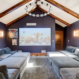 Shore Drive 51 Home Theater in Whitefish Bay Home Remodel