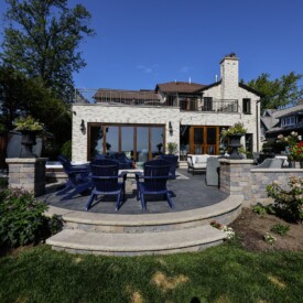 Shore Drive 15 Outdoor Patio in Whitefish Bay Home Remodel