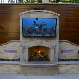 Shore Drive 20 Renovated Patio with TV in Whitefish Bay