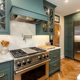 Molitor 27 Stainless Steel Appliances in Remodeled Kitchen