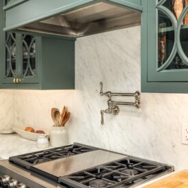 Molitor 6 Marble Backsplash in Remodeled Kitchen Milwaukee