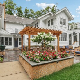 Fleetwood Place 4 Wooden Pergola for Whitefish Bay Whole Home Remodel. Best home remodeling contractors milwaukee